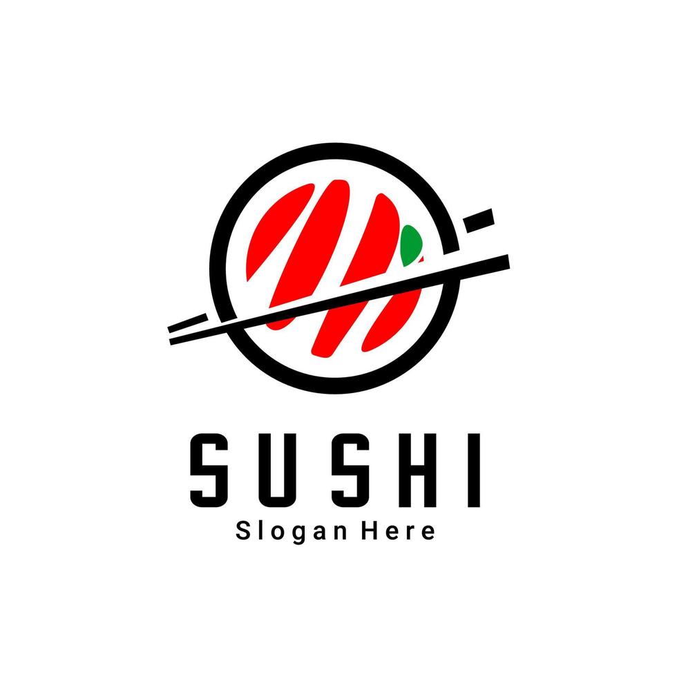 vector de sushi logo