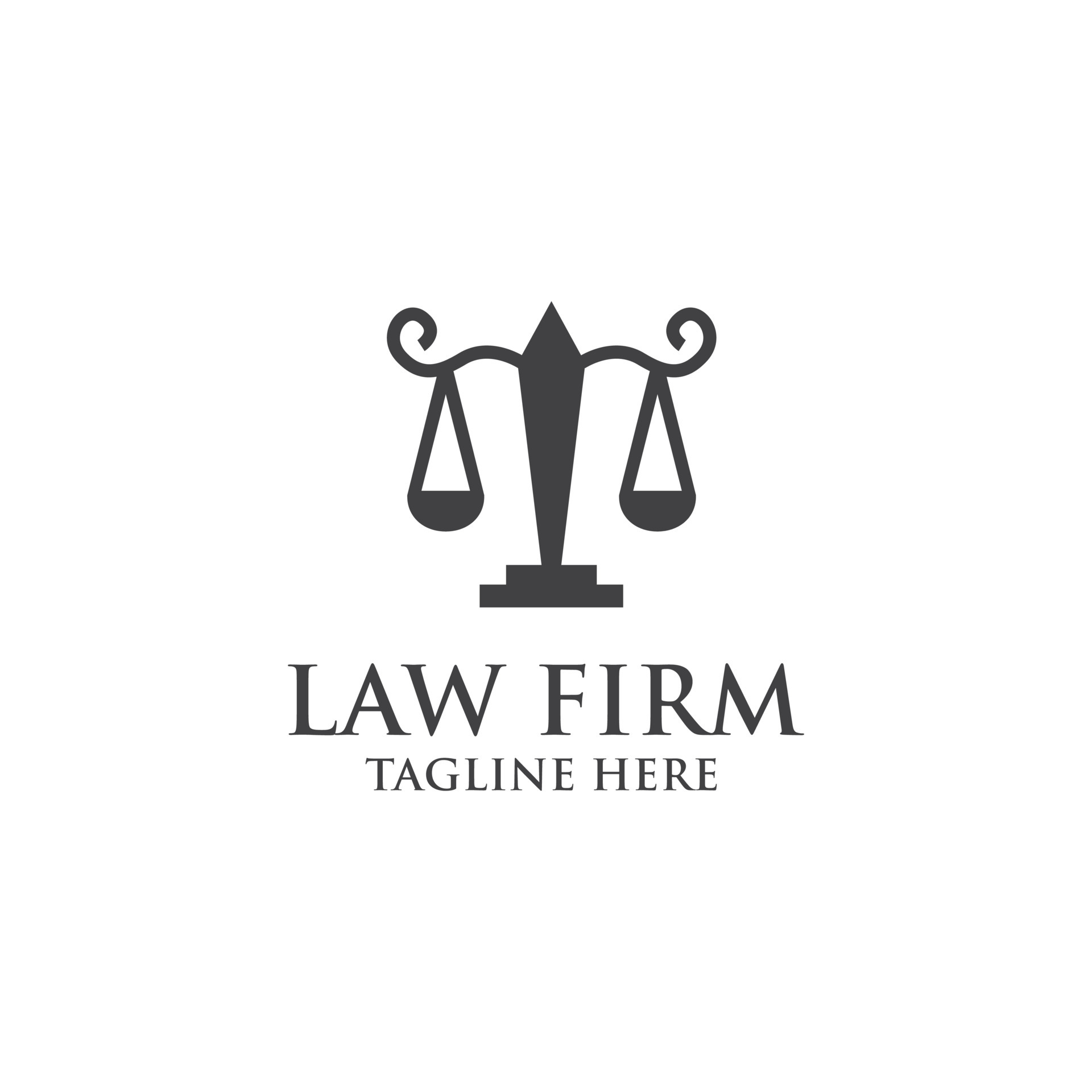 law firm logo design template vector 4909901 Vector Art at Vecteezy