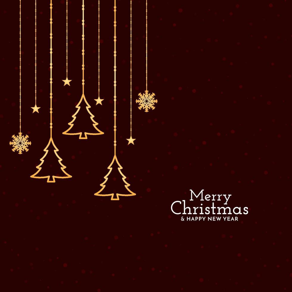 Merry Christmas festival background design vector
