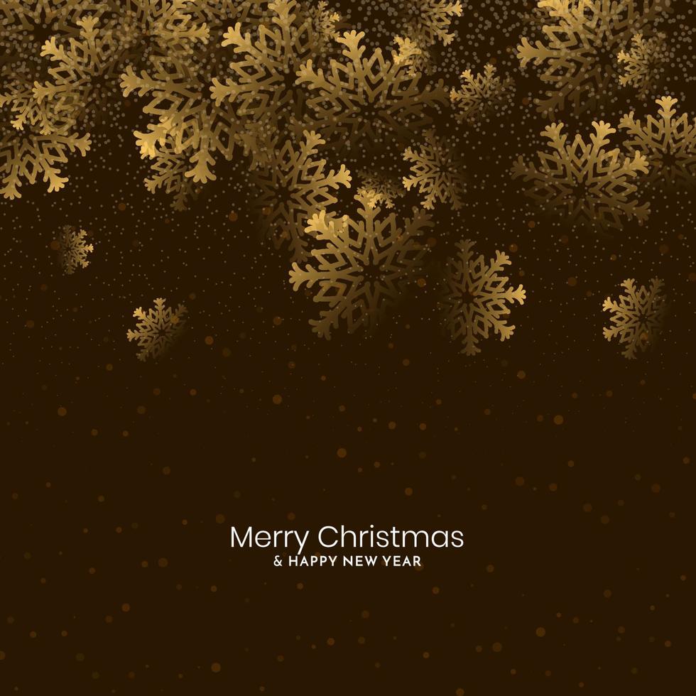 Stylish Merry Christmas festival celebration background design vector