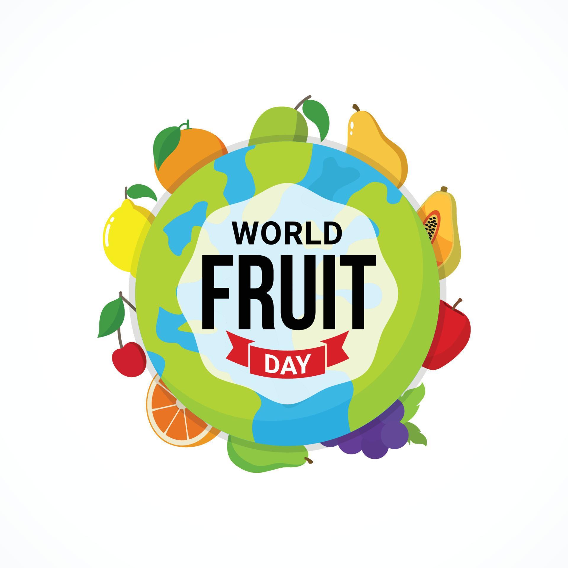 World fruit day banner celebration vector illustration 4910824 Vector