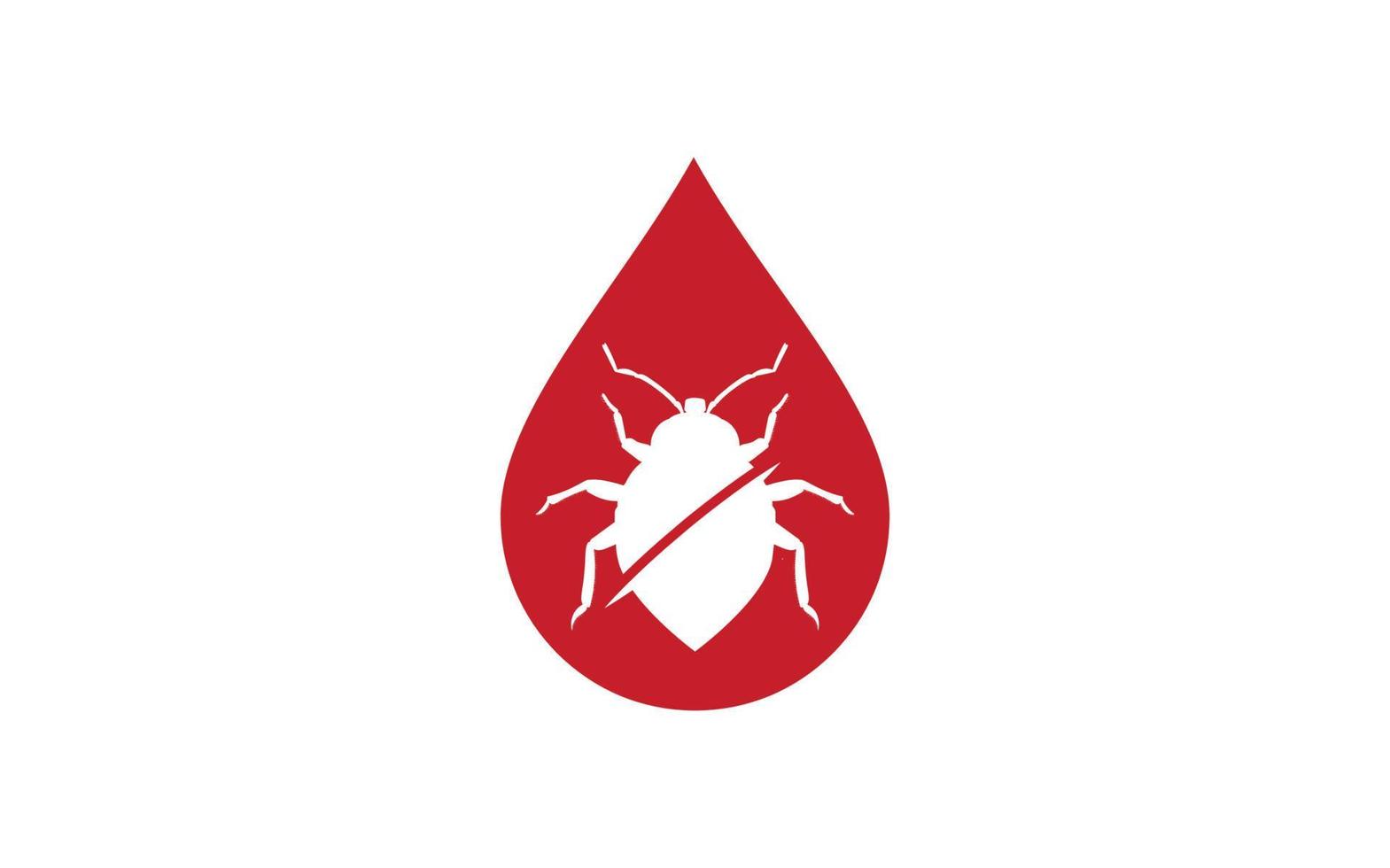 pest control icon and logo for Community, Industrial, Foundation, Security, Tech, Services Company. vector illustration
