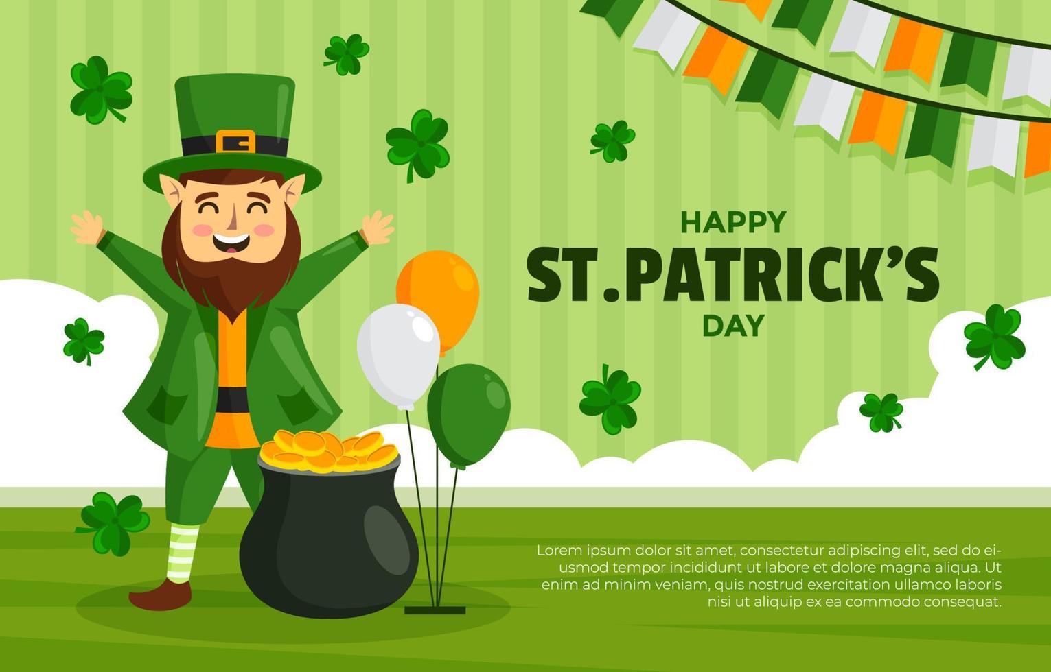 feliz dia de san patricio vector