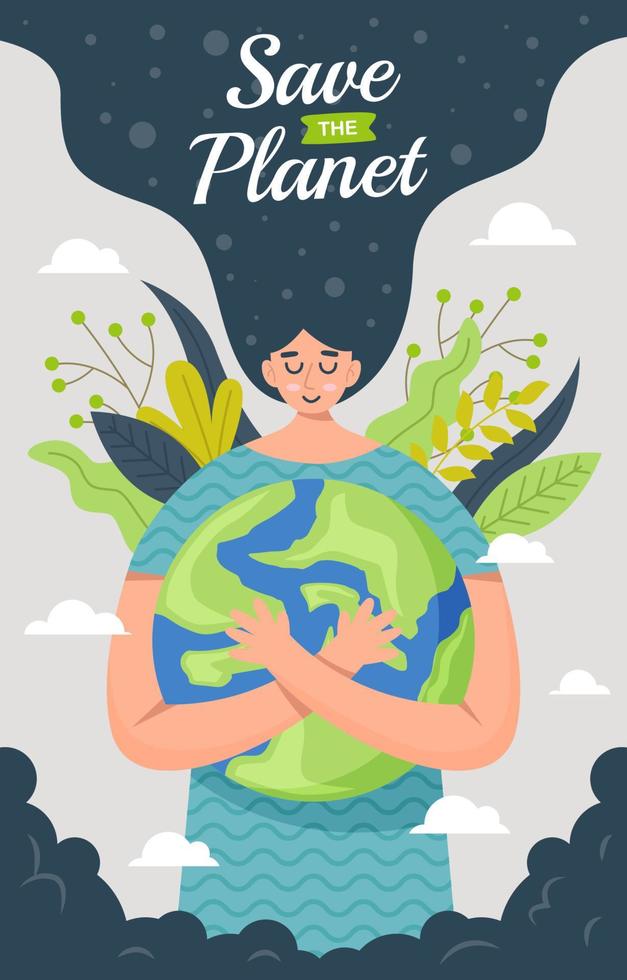 Happy Earth Day Concept vector