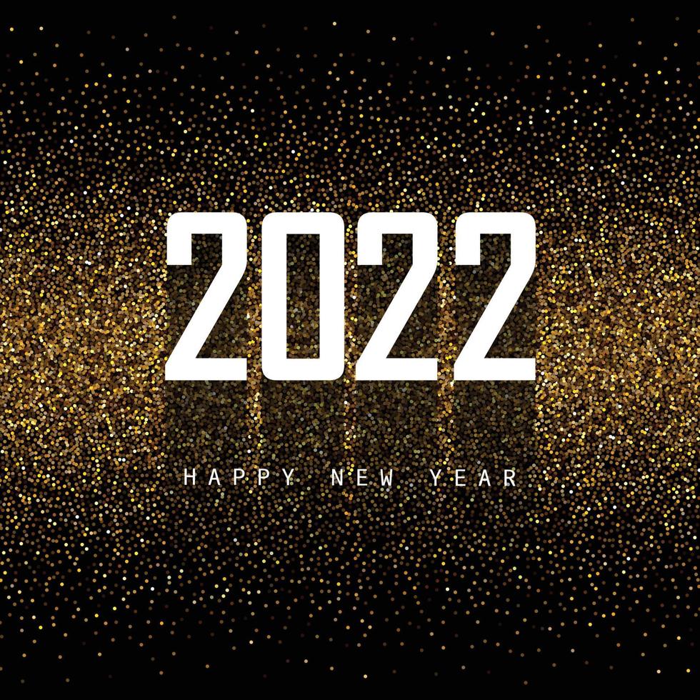 Elegant 2022 new year holiday card background vector