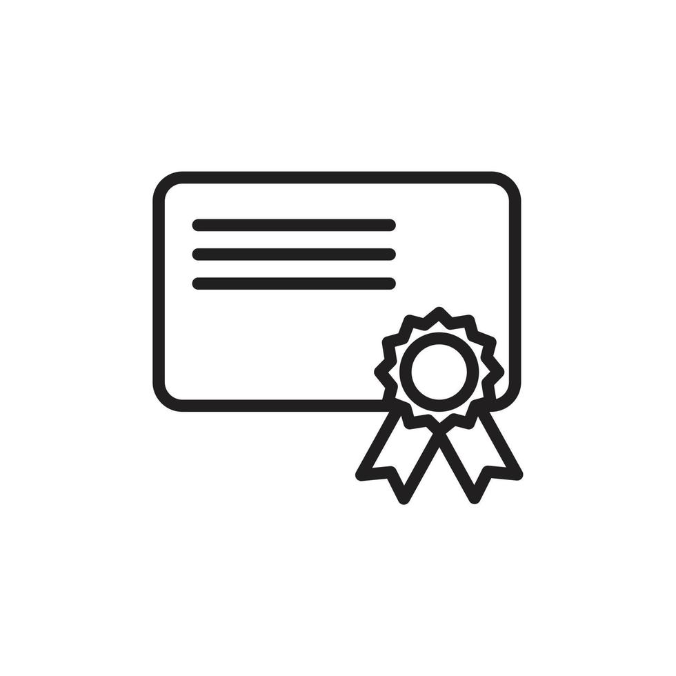 plantilla de icono de diploma color negro editable. diploma icono símbolo ilustración vectorial plana para diseño gráfico y web. vector