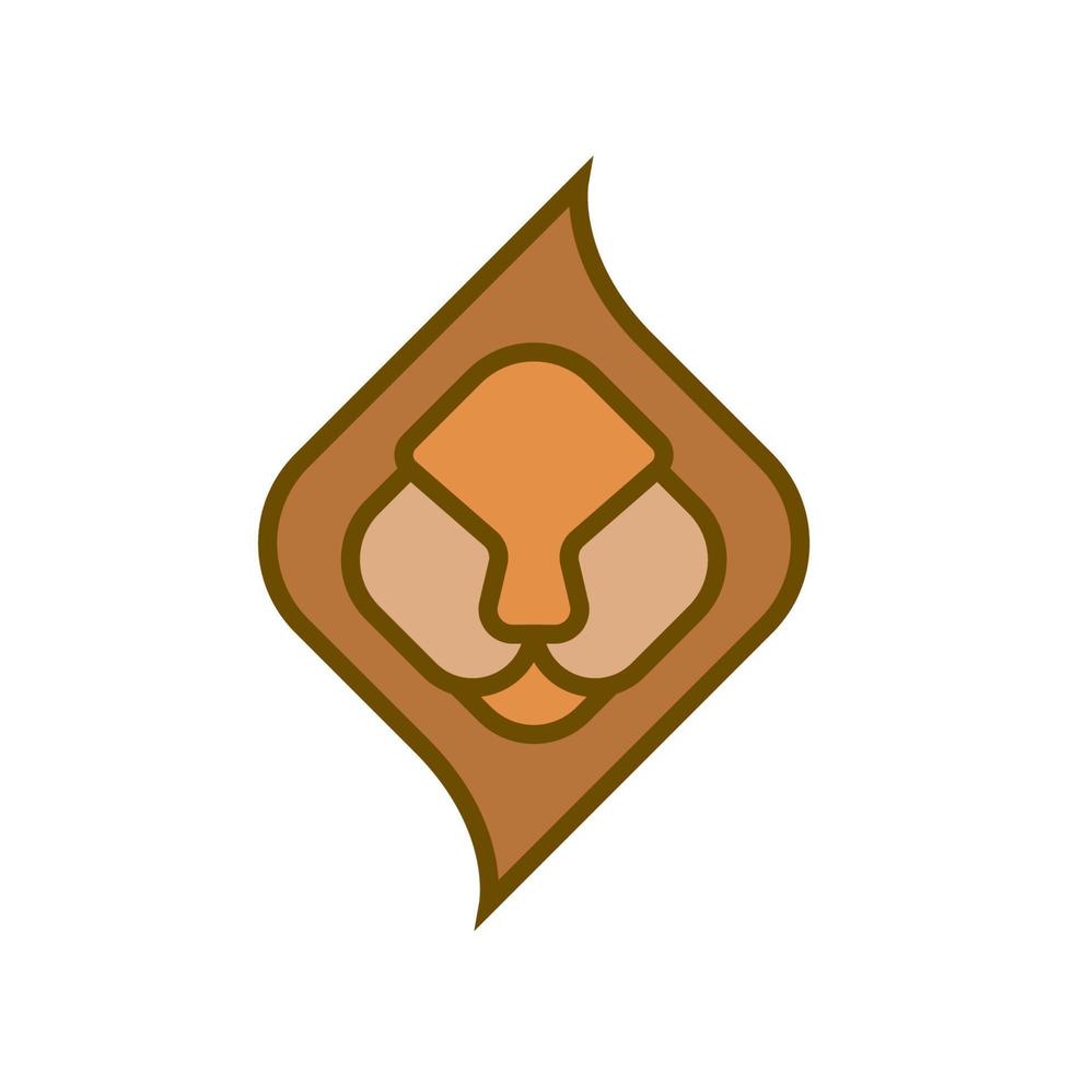 icono del logotipo de león para su marca y negocio vector