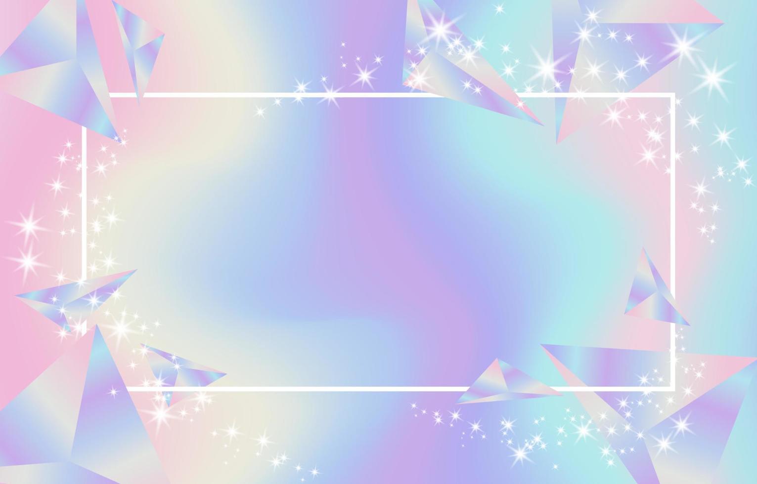 Abstract Hologram Background vector