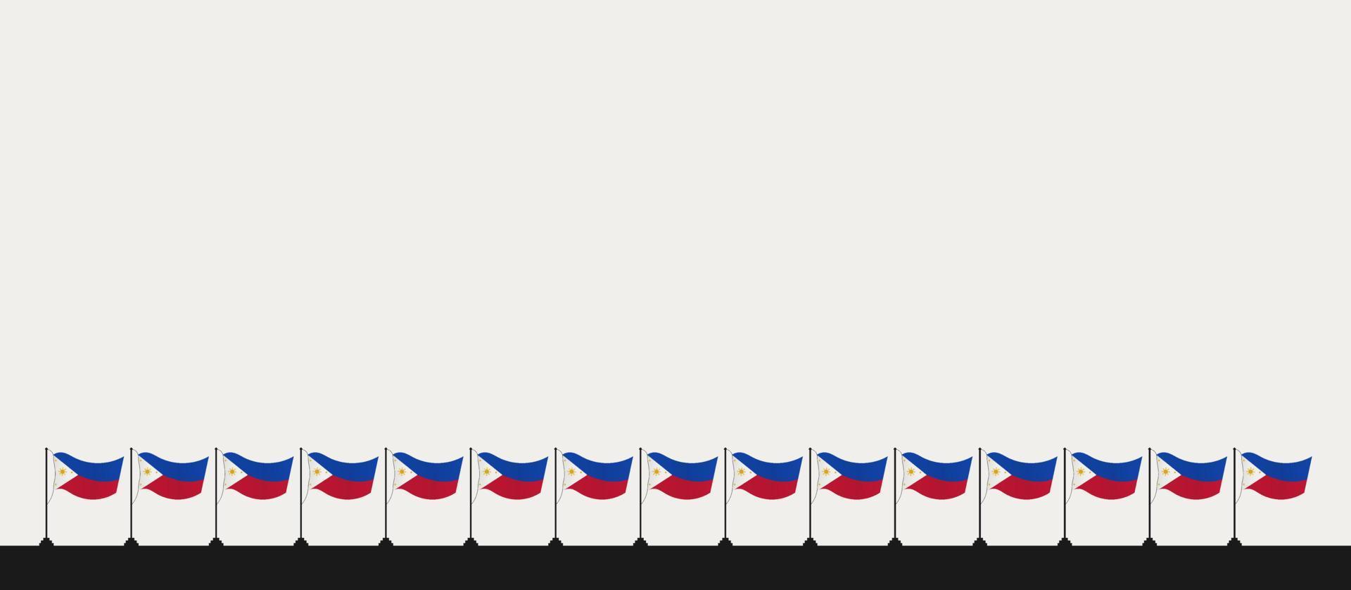 Background Bonifacio Day vector illustration. Background Rizal Day Vector Illustration, and Copy Space Area. Suitable to be placed on content with that theme.