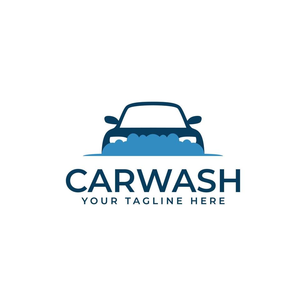 Simple Car Wash Logo Vector Illustration