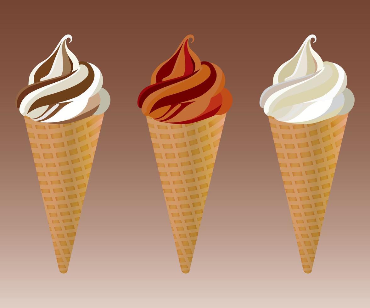 archivo de vector de helado