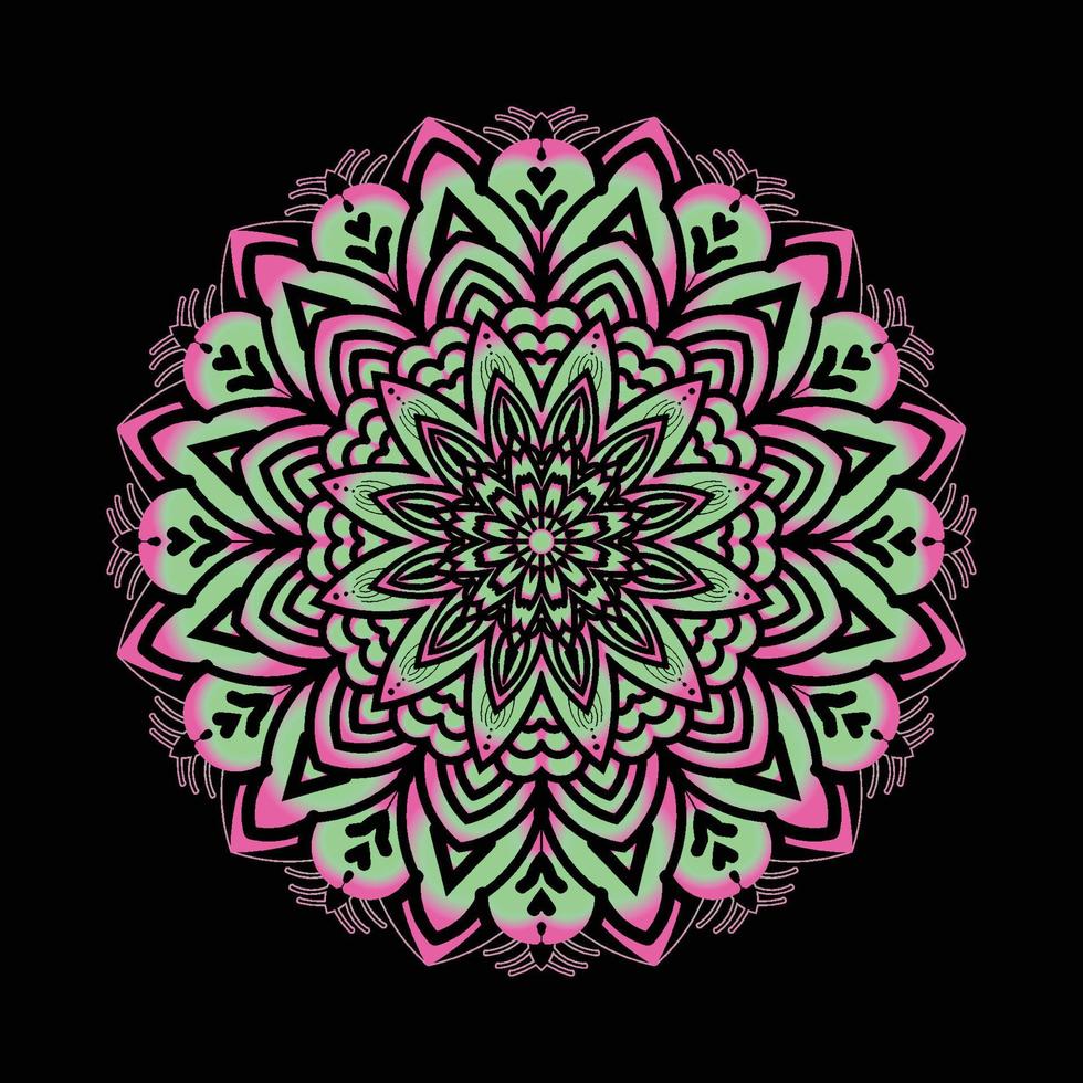 luxury ornamental mandala design on White background vector