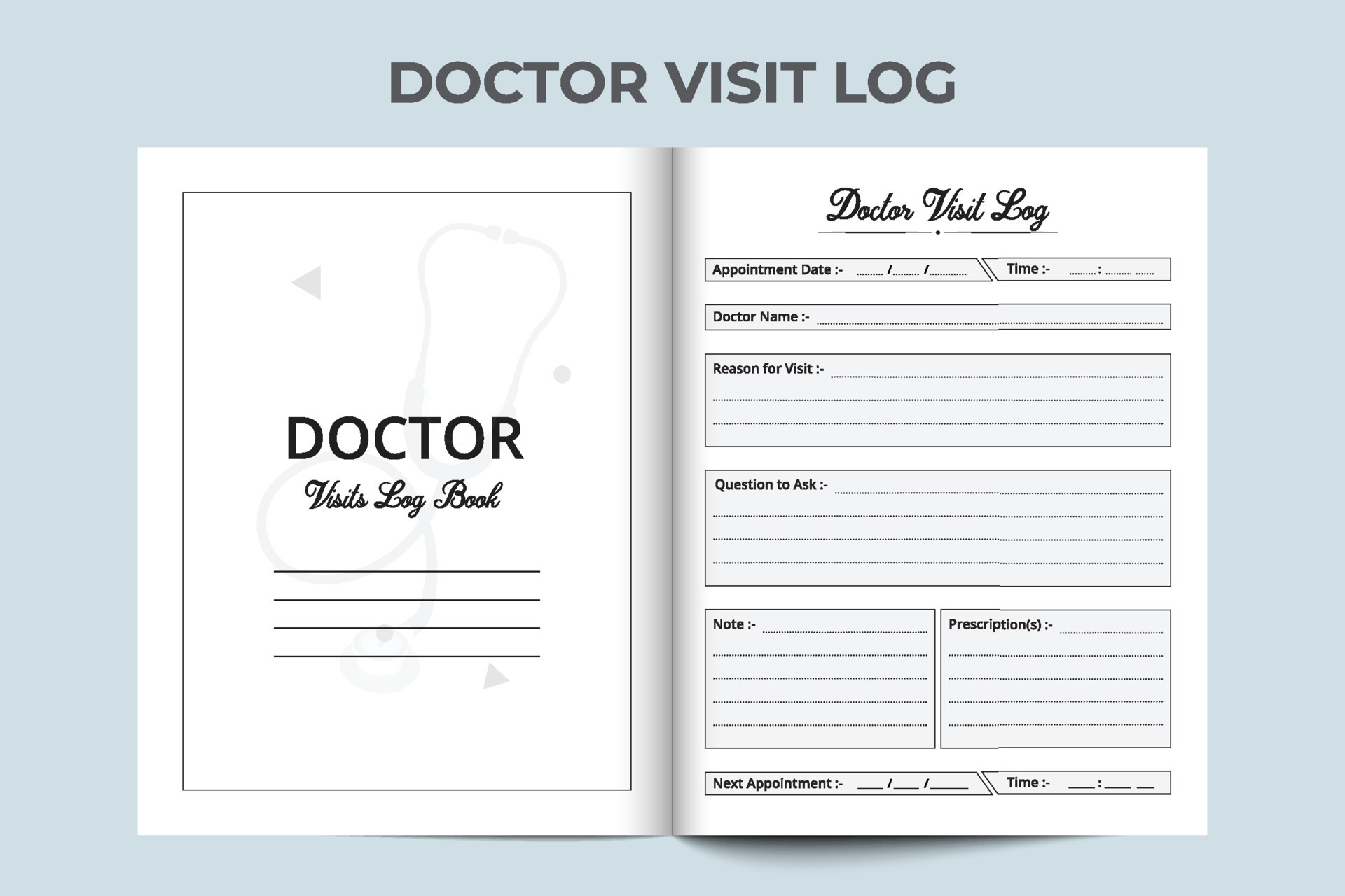 Medical logbook. журнал ежемесячного осмотра лифтов. Password book template. Visit log. Visit log.