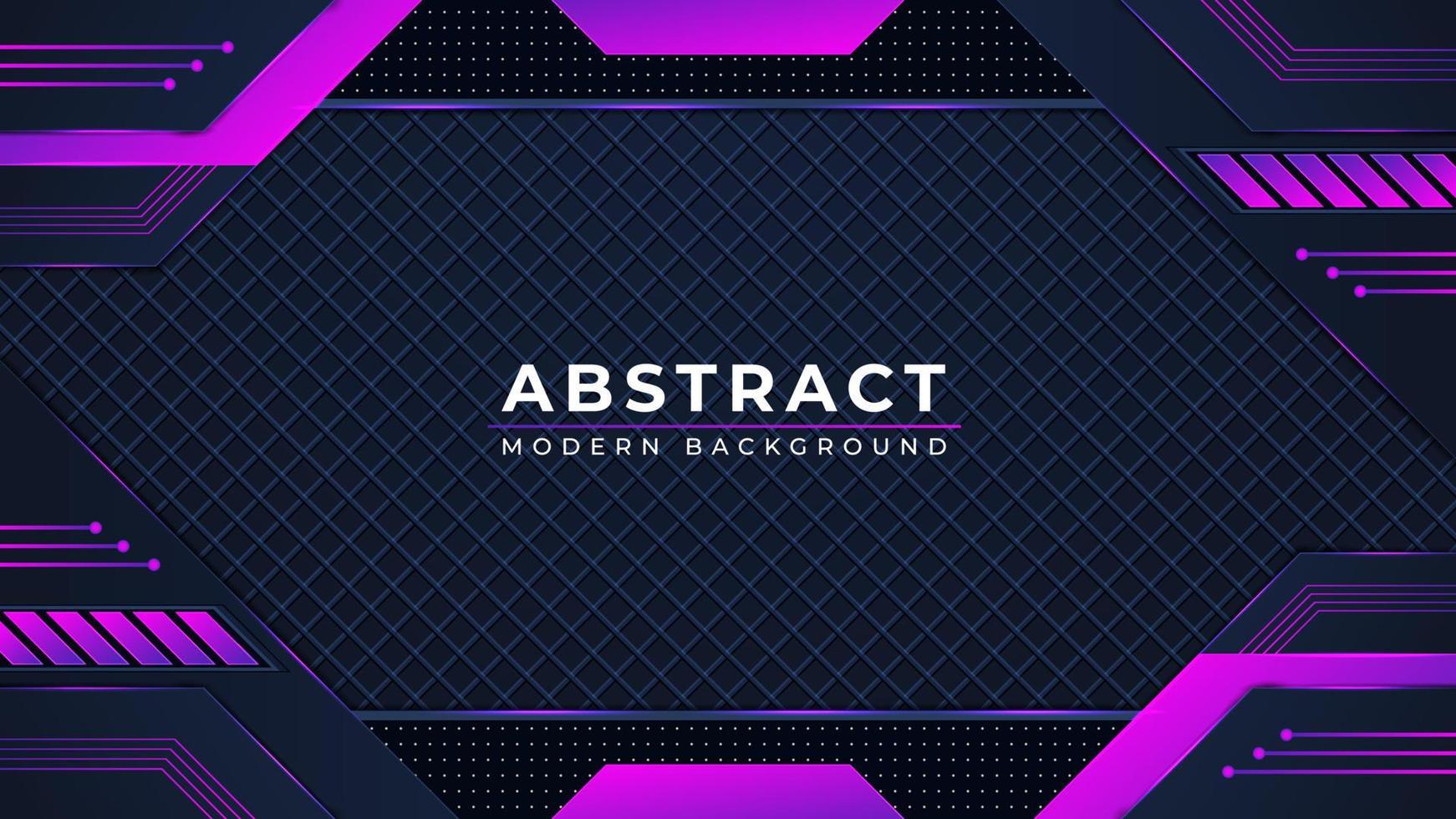Modern abstract luxury colorful tech gaming background design. vector
