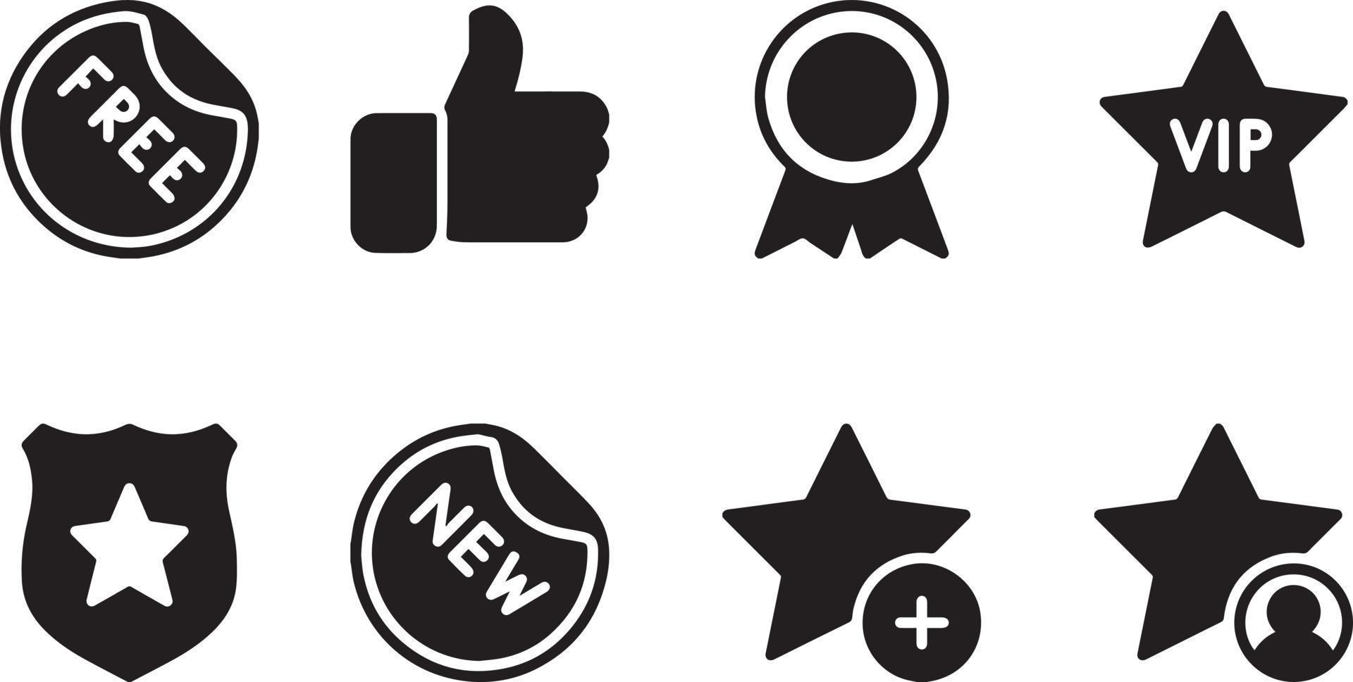 vip star vote hombre más icono de marca de signo vector