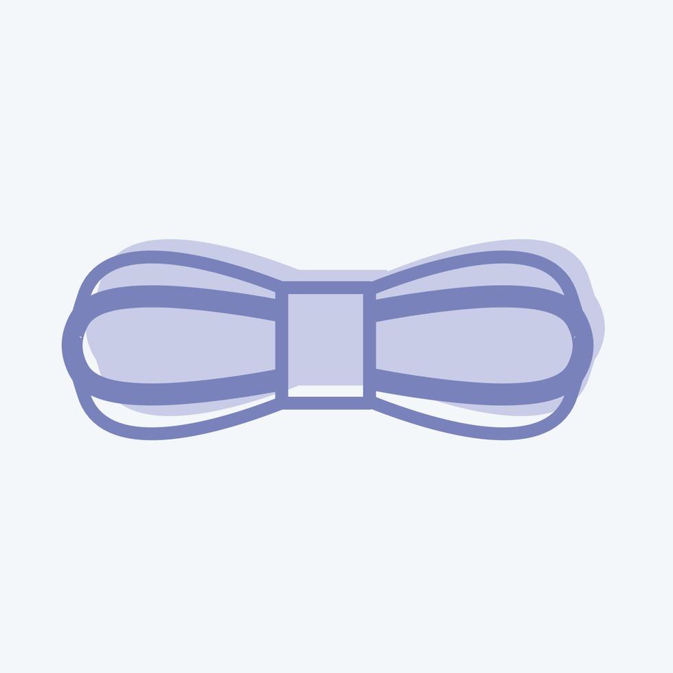 Yarn Icon in trendy two tone style isolated on soft blue background vector