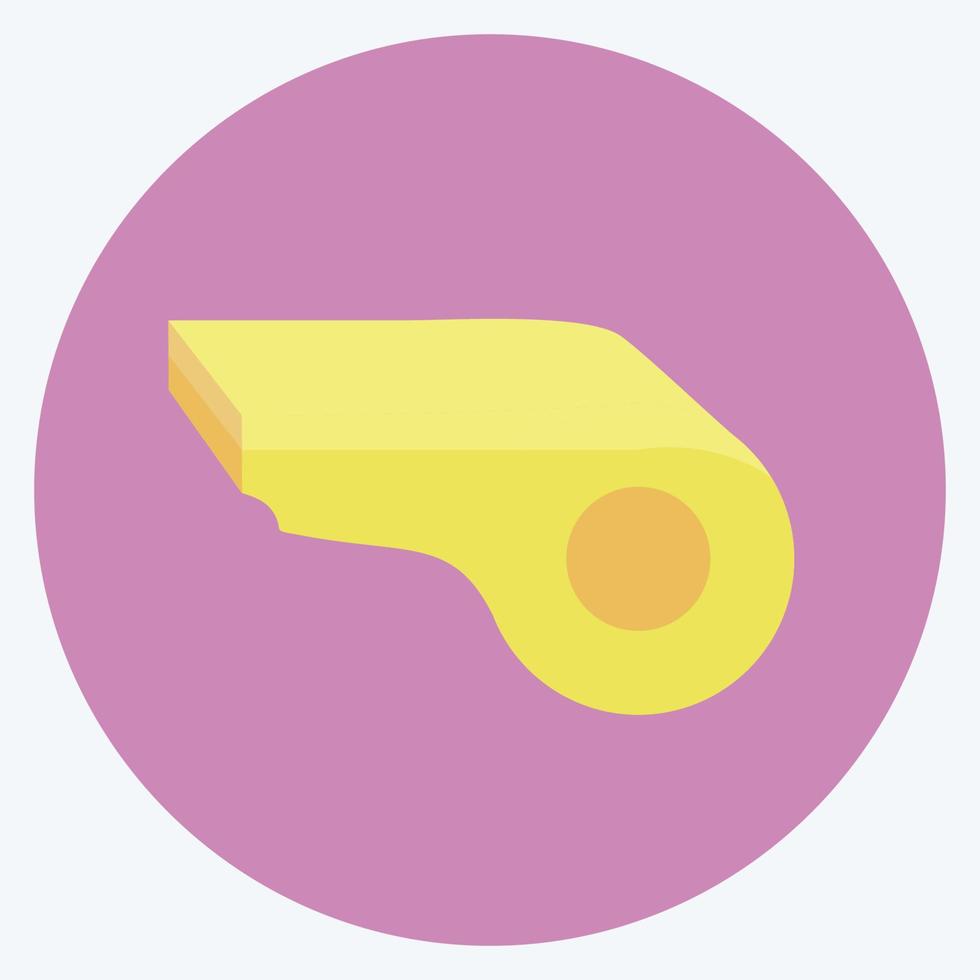 Whistle Icon in trendy flat style vector