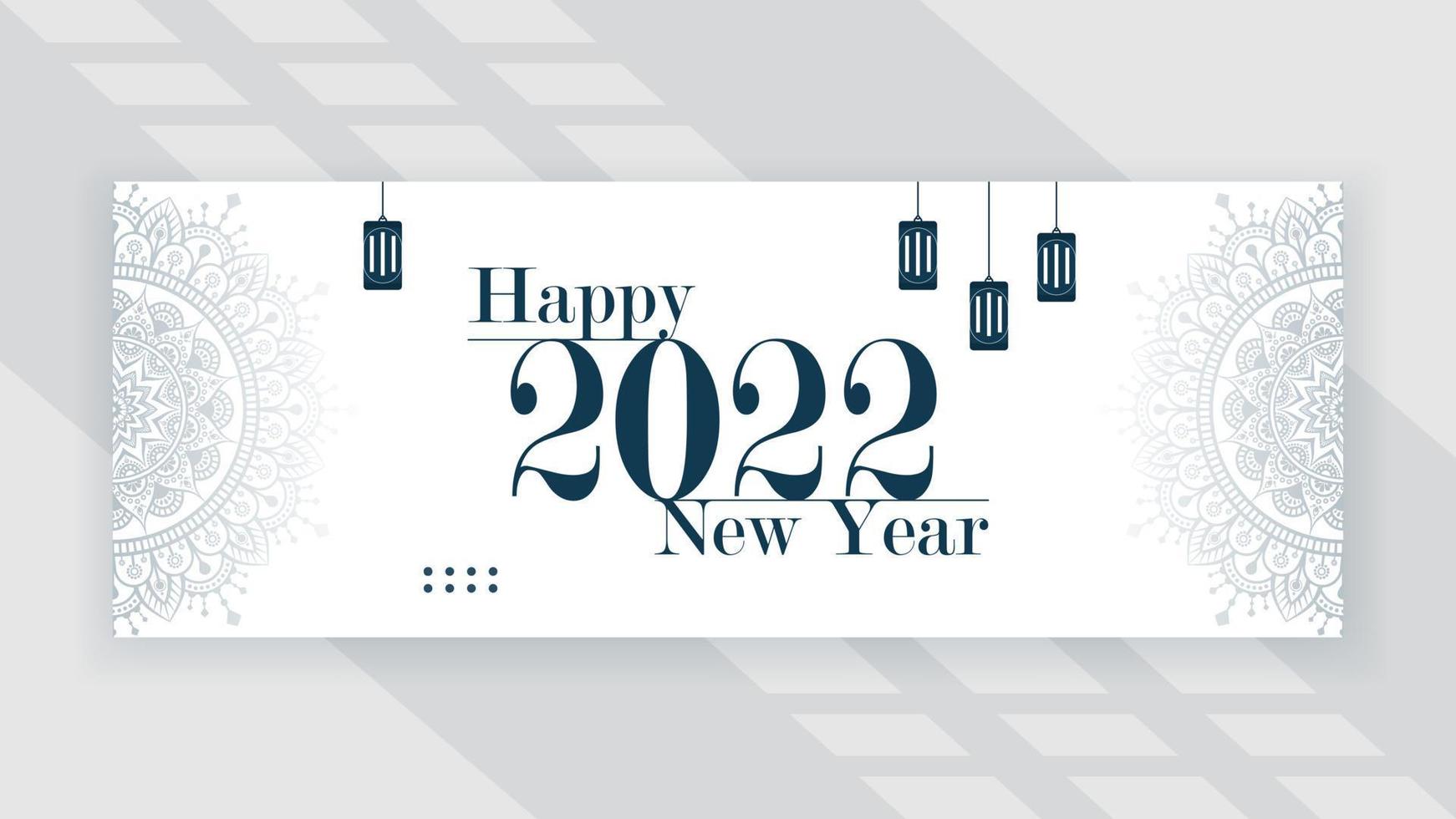 Happy new year 2022 background vector