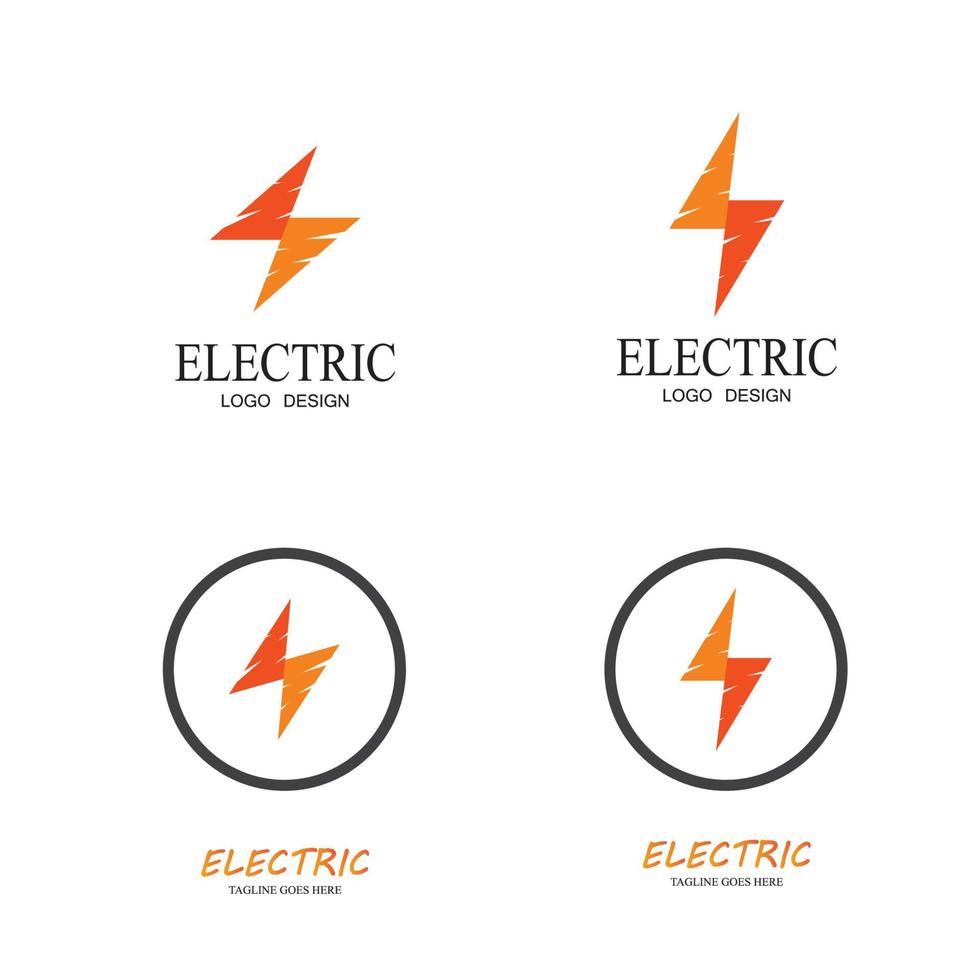 Lighting logo template for many purpose vector