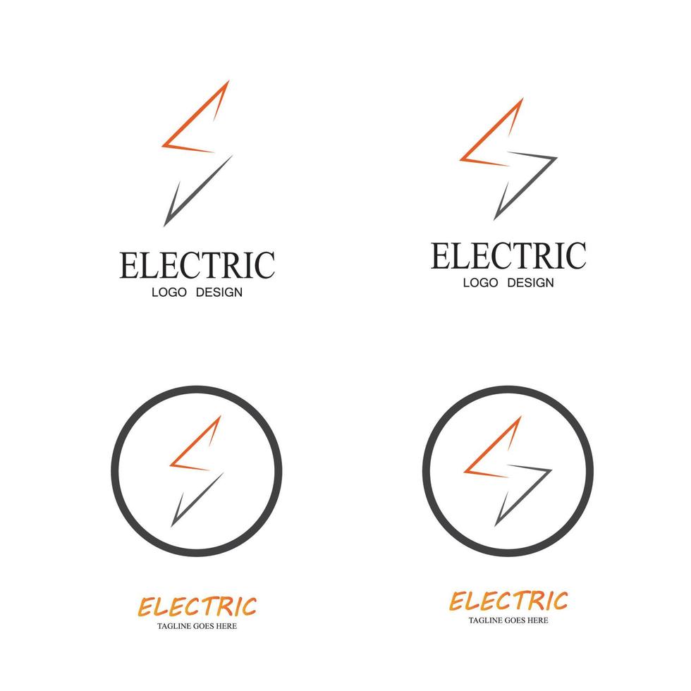 Lighting logo template for many purpose vector