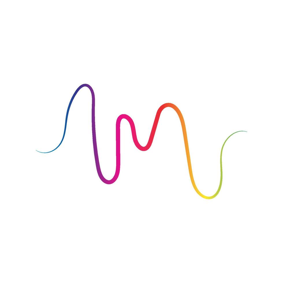 Sound waves vector illustration