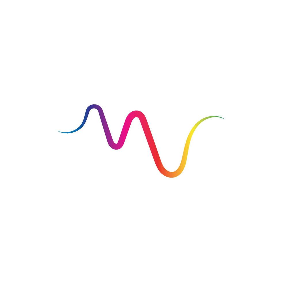 Sound waves vector illustration