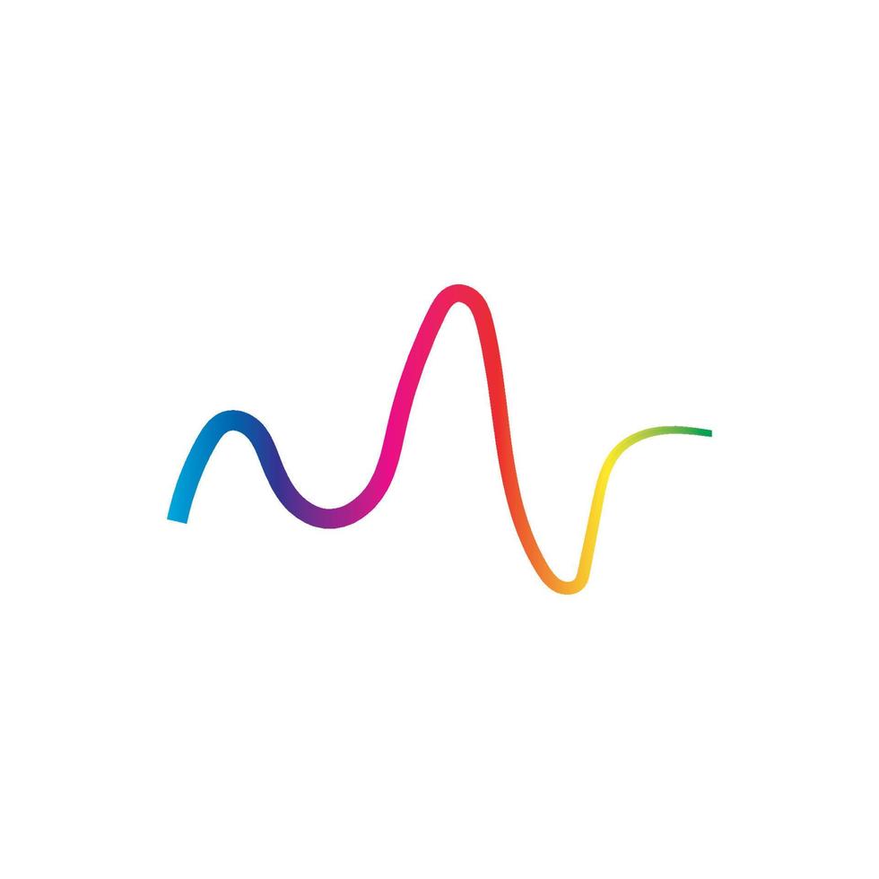 Sound waves vector illustration