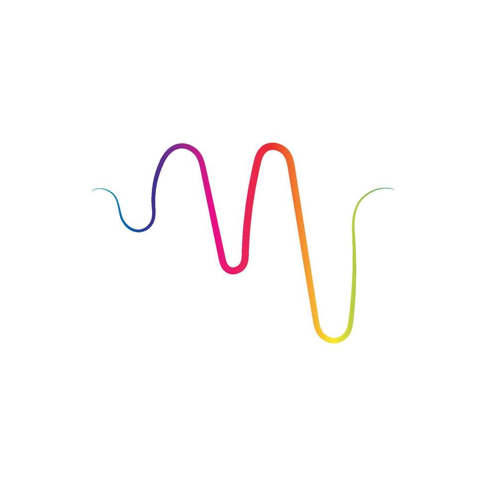 Sound waves vector illustration