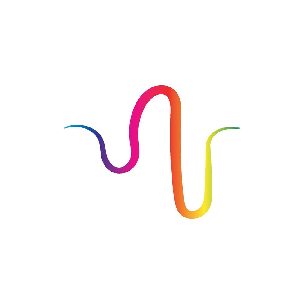 Sound waves vector illustration