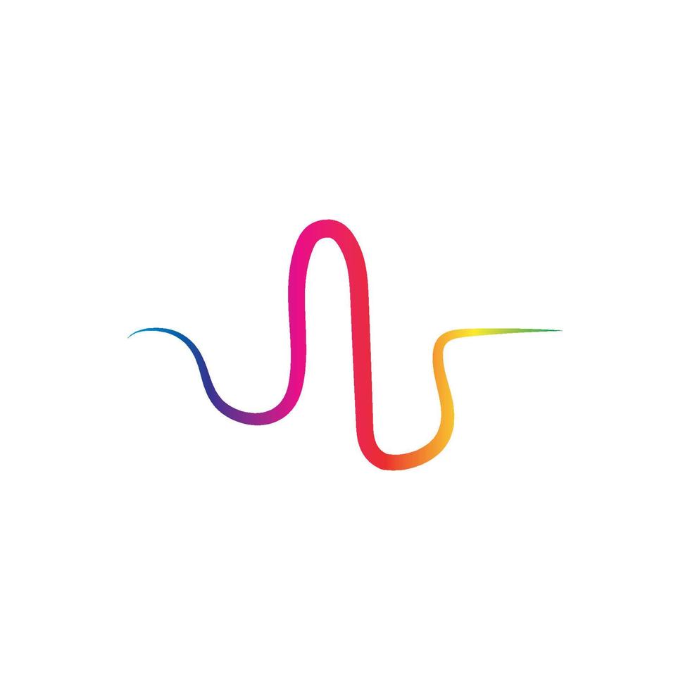 Sound waves vector illustration