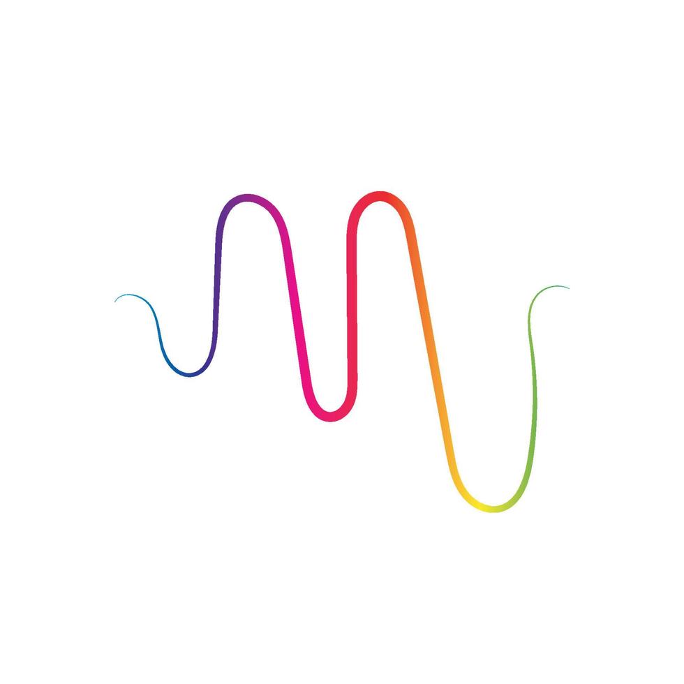 Sound waves vector illustration