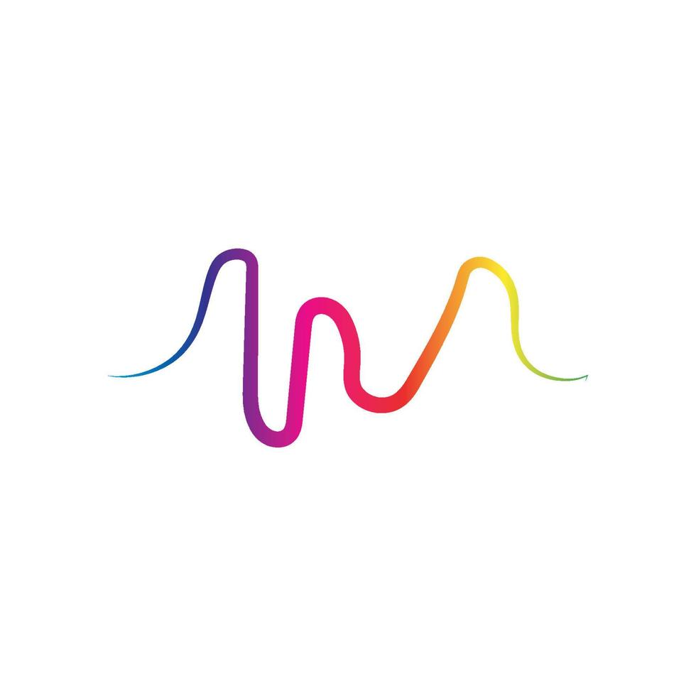 Sound waves vector illustration
