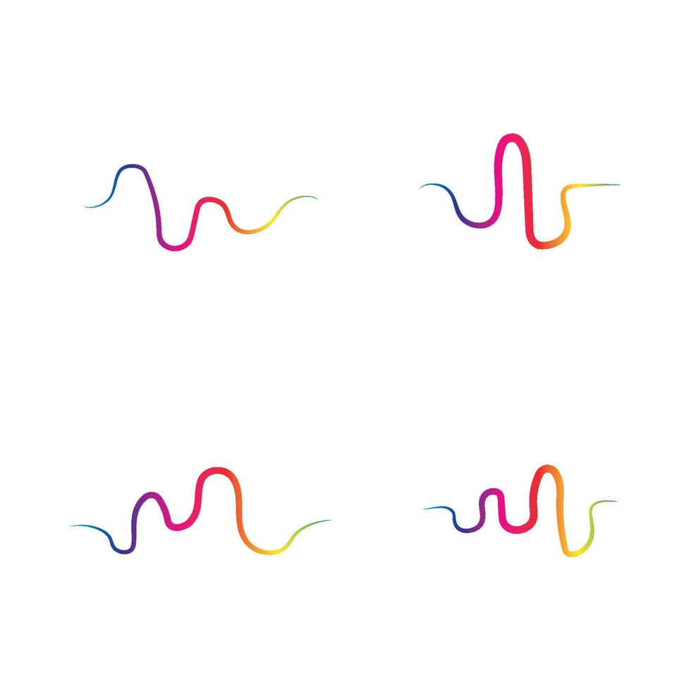 Sound waves vector illustration