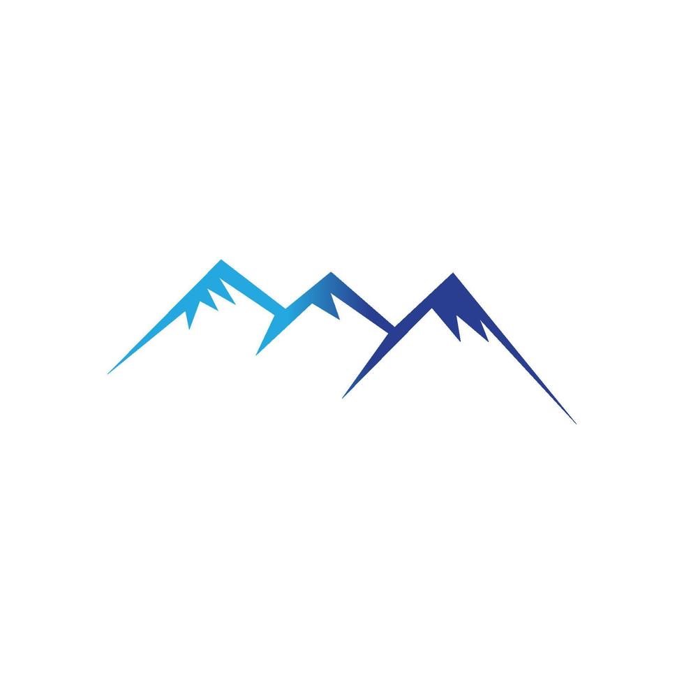 Mountain icon Logo Template Vector illustration design