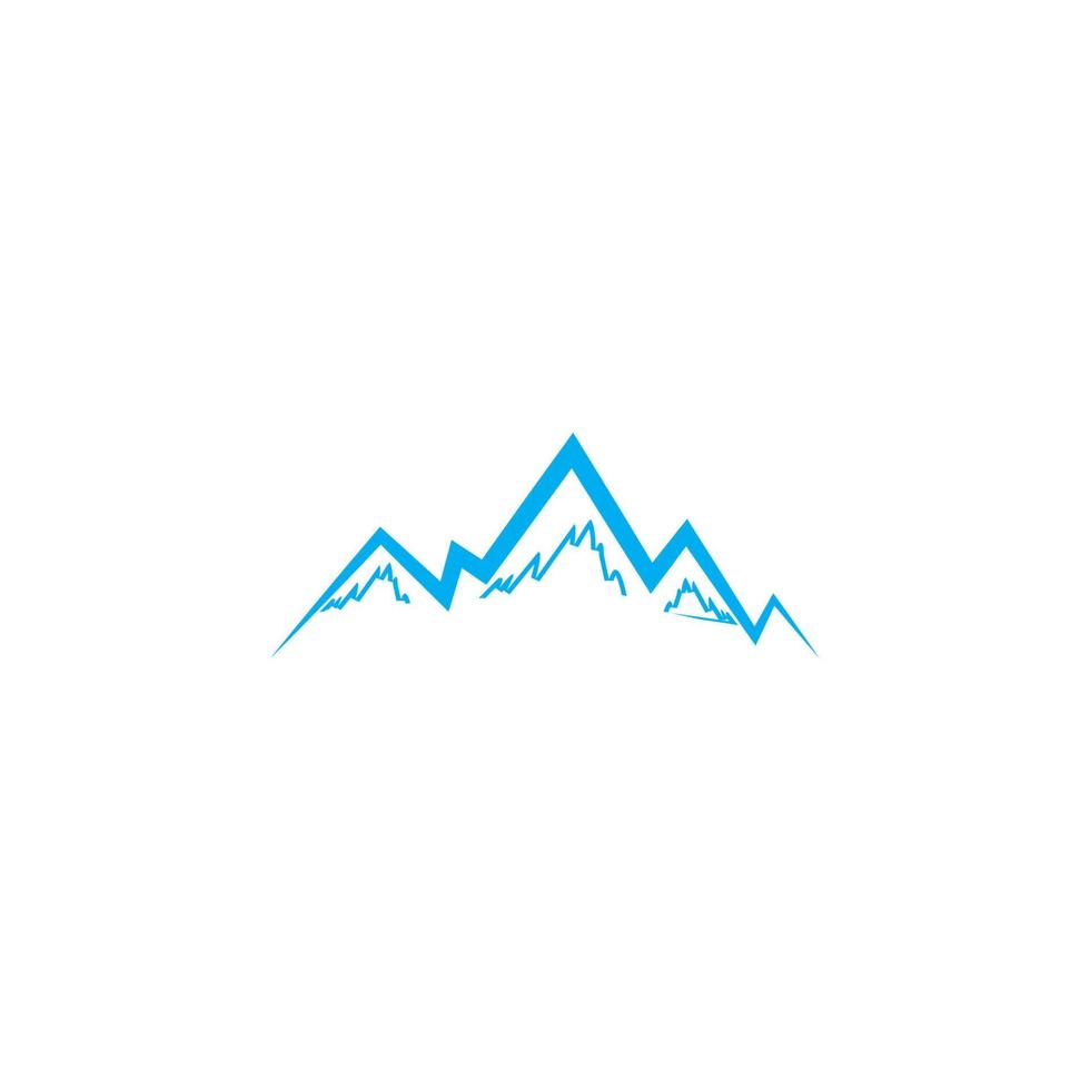 Mountain icon Logo Template Vector illustration design