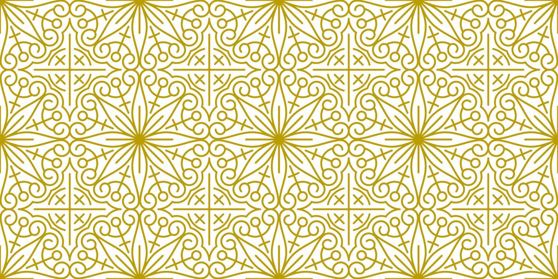 unique ethnic gold background vector