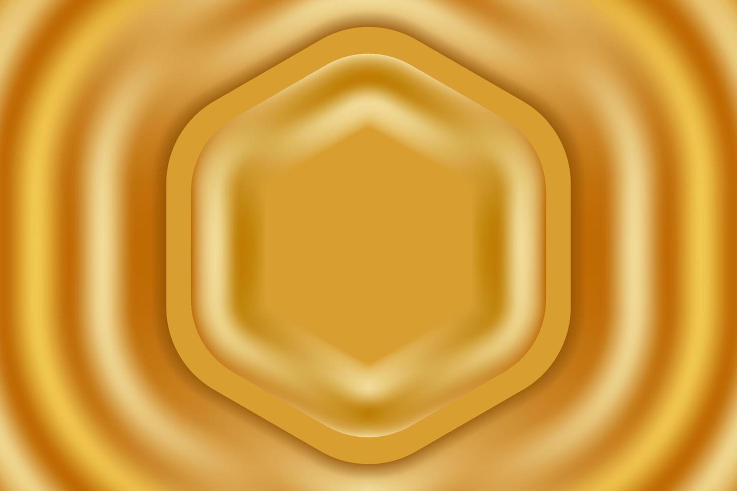 cloth gold background with circles vector