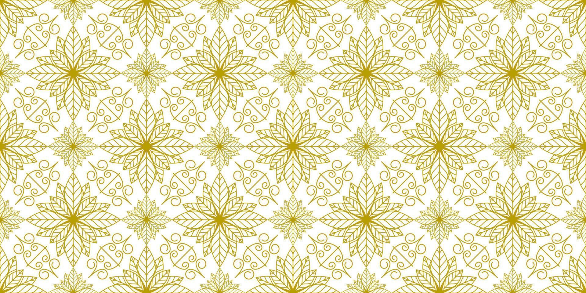 unique ethnic gold background vector