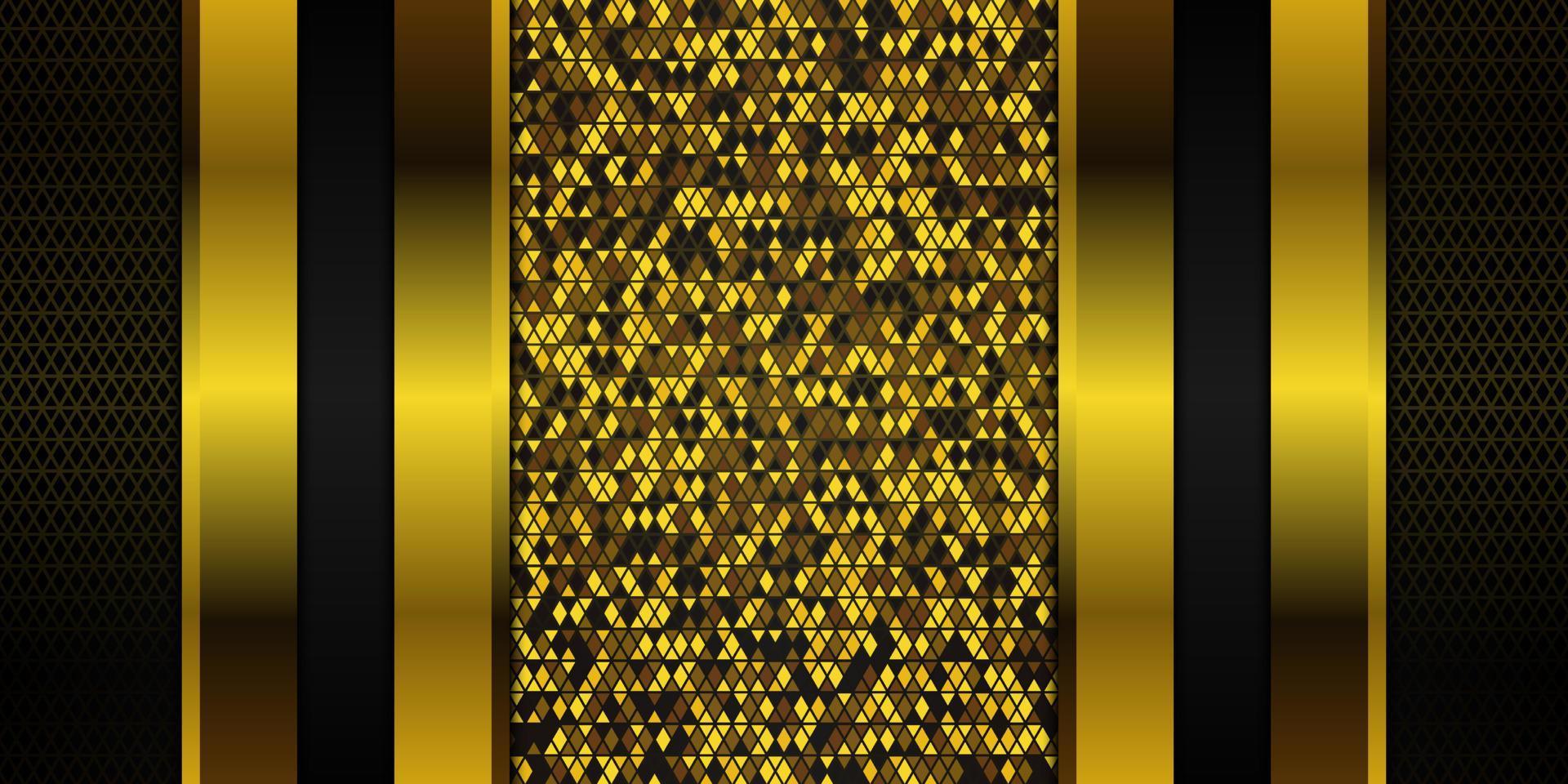 luxury black gold background vector