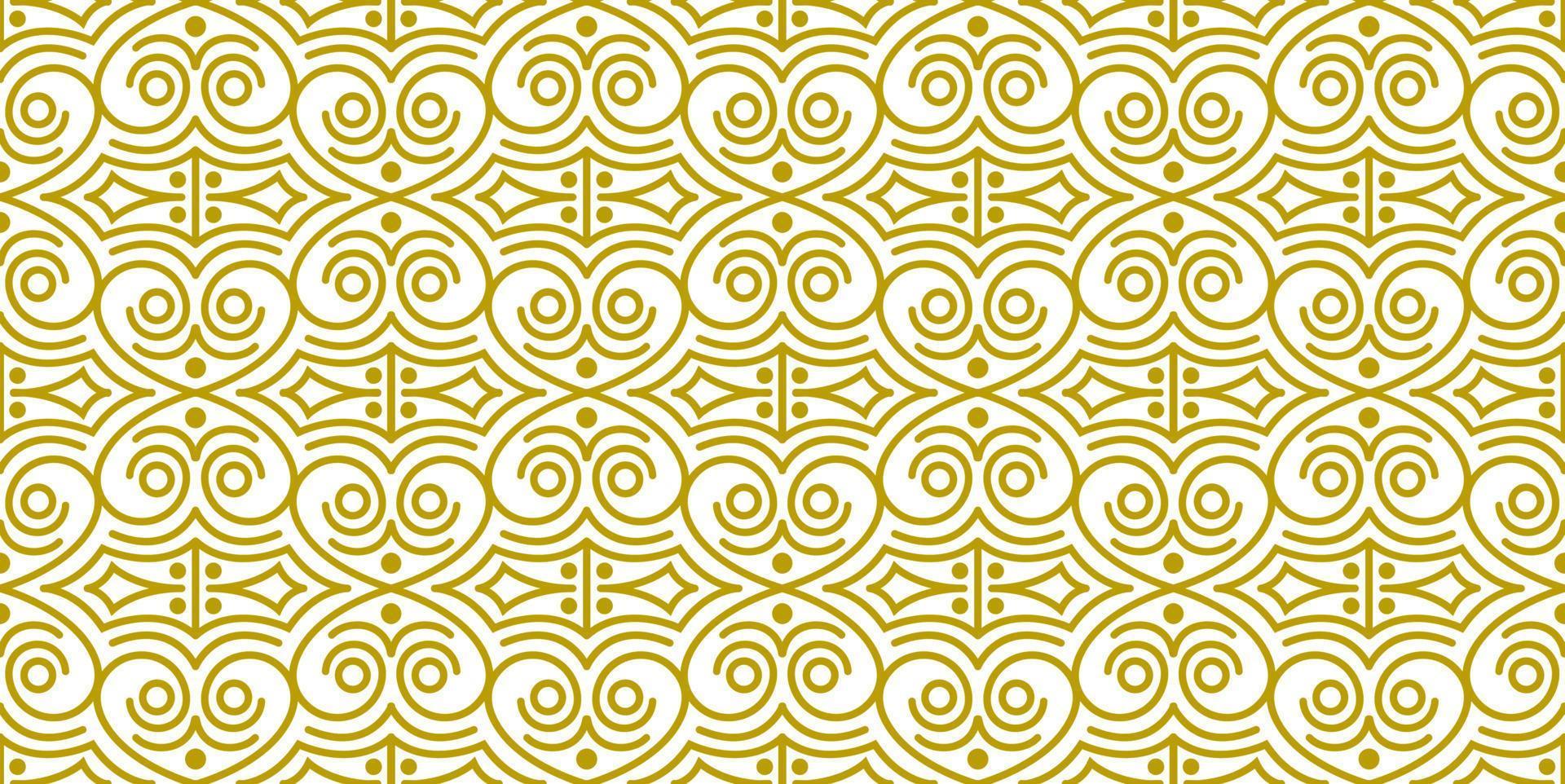 unique ethnic gold background vector
