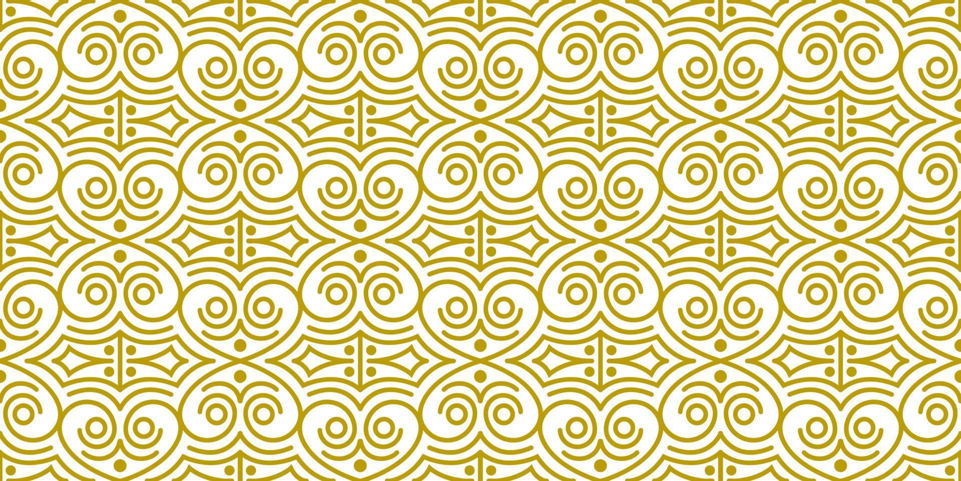 fondo de oro étnico único vector