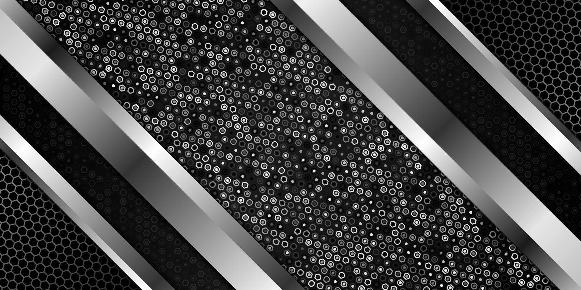 luxury metallic black background vector