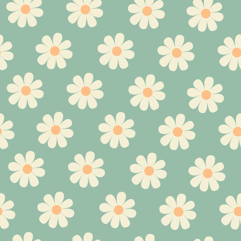 Daisy flower vector pattern illusration floral background 4918179 Vector  Art at Vecteezy