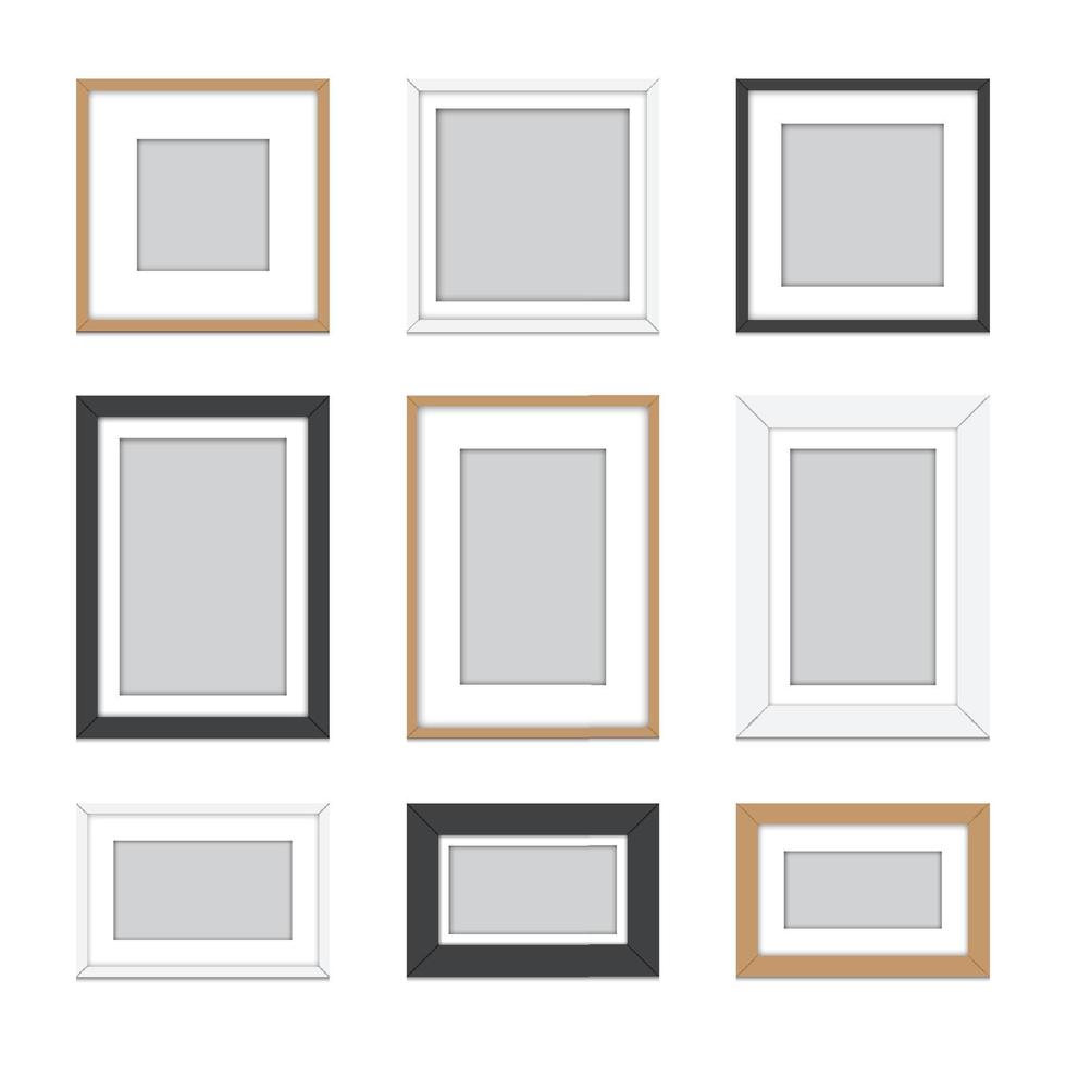 Minimalist Frame Set vector