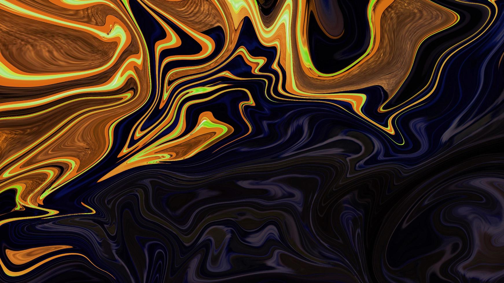 colorful swirl abstract luxury spiral texture and paint liquid acrylic pattern on black. photo