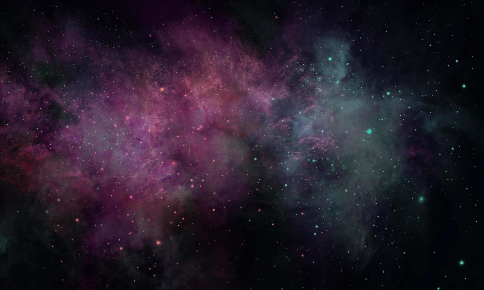 noche abstracta superposición de cielo de mar azul y púrpura oscuro superposición de textura de superposición con luz de las estrellas centelleante patrón de universo espacial en el espacio. foto