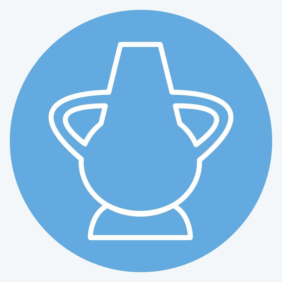 Icon Antique Jar - Blue Eyes Style vector