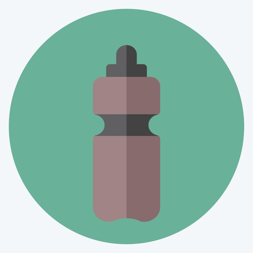 Water Bottle Icon in trendy flat style vector