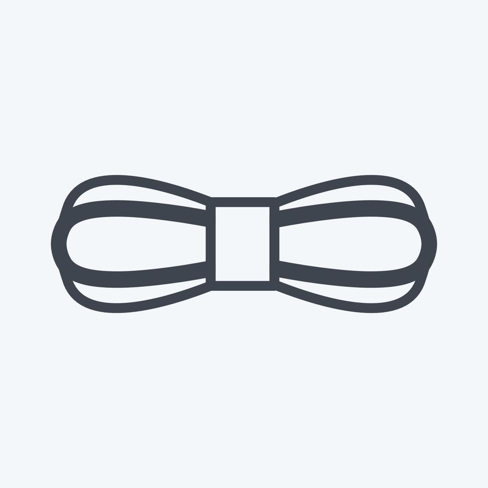 Yarn Icon in trendy line style isolated on soft blue background vector