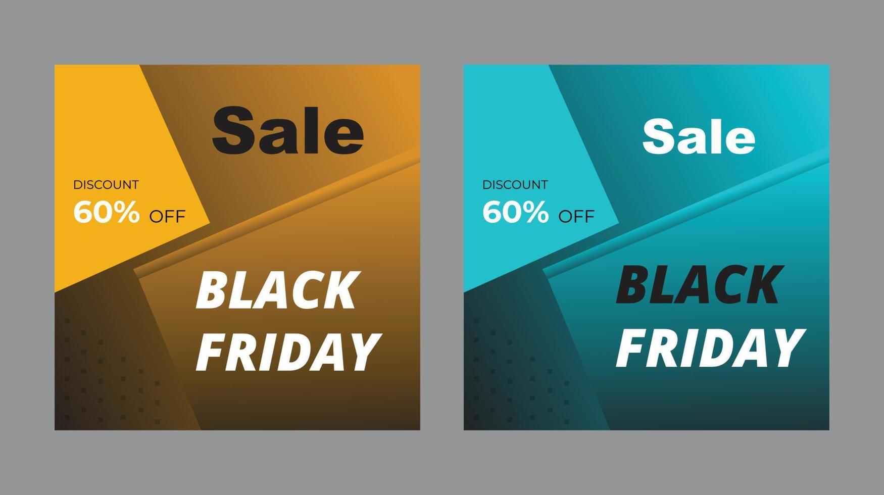 black friday sale banner vector